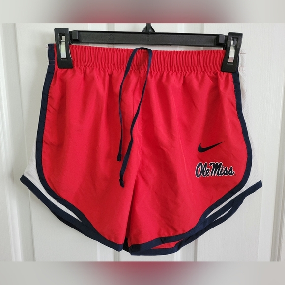 Nike Dri-Fit Women's Collegiate Ole Miss Athletic Shorts Size Small - Picture 1 of 3